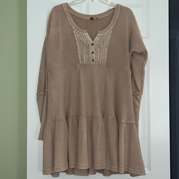 Free People Waffle Dress - Picture 1 of 3